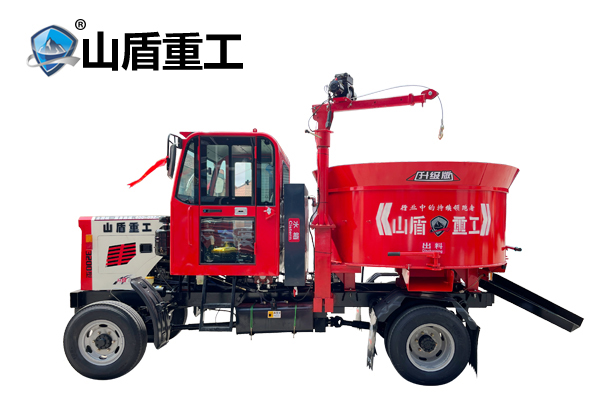 四驅攪拌車帶隨車吊